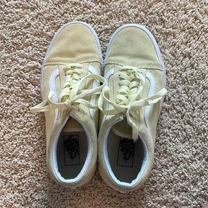 Vans Old Skool lace-up trainers yellow